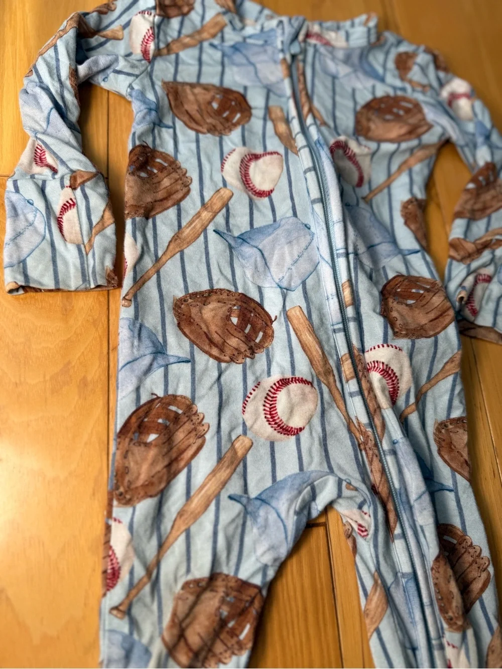 Posh Peanut 3-6M Baseball Romper